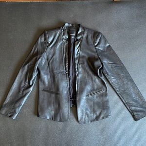 trouvé metallic tuxedo blazer